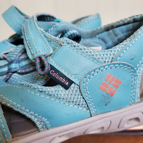 Columbia Techsun Wave Sandals *Flaw* Play Condition Waterproof Kids size 13 - Picture 10 of 11